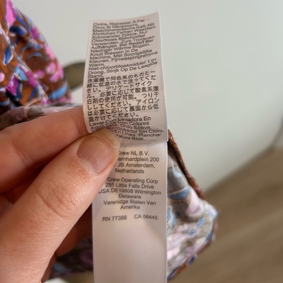 J.Crew Flutter-sleeve tiered midi dress size 8 #BY302 Cottagecore NWT - Picture 7 of 12